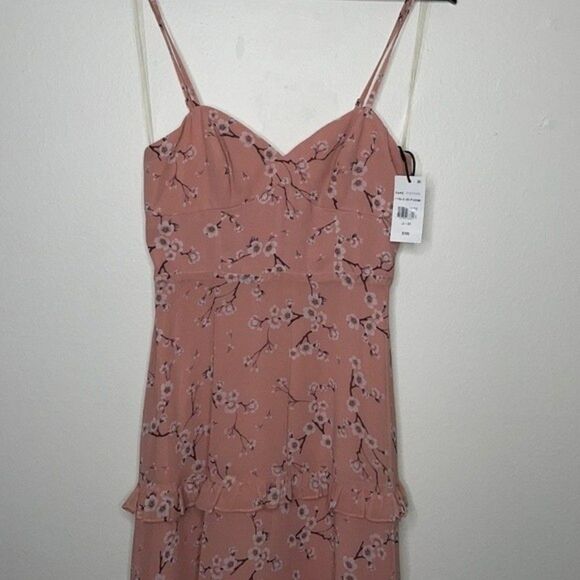FAME AND PARTNERS Tiered Floral Dress Womens Size 2 - Picture 5 of 11